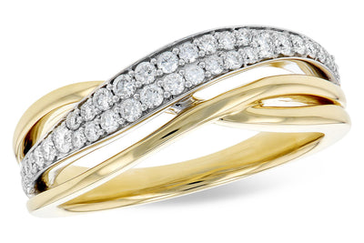Diamond Bypass Fashion Ring