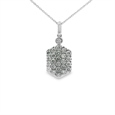 Honeycomb Diamond Pendant
