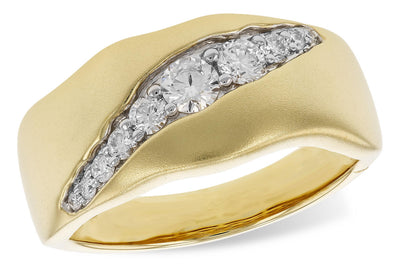 Wide Diamond Fashion Ring