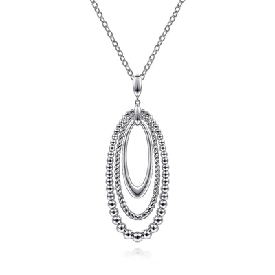 Bujukan Sterling Silver Drop Pendant