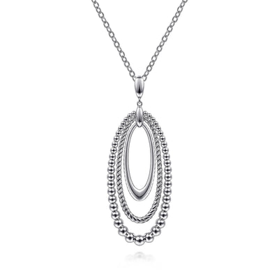 Bujukan Sterling Silver Drop Pendant