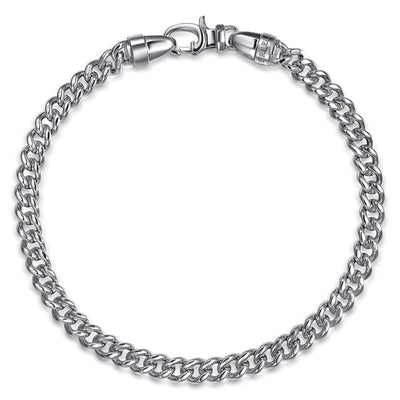 Sterling Silver Cuban Curb Link Bracelet