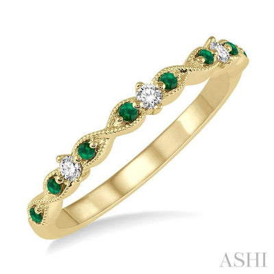 Gemstone & Diamond Fashion Band