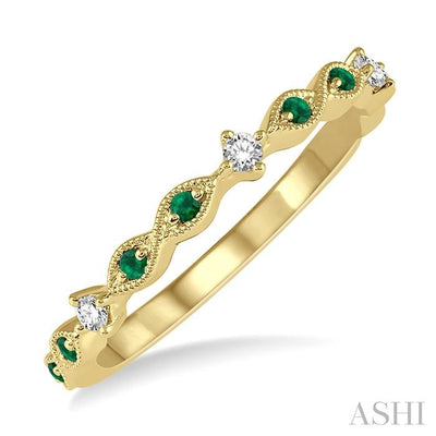 Gemstone & Diamond Fashion Band