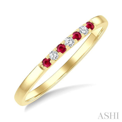 7 Alternate Gemstone & Diamond Wedding Band