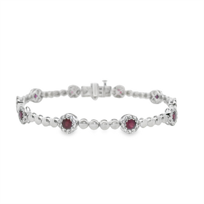 Ruby & Diamond Bracelet