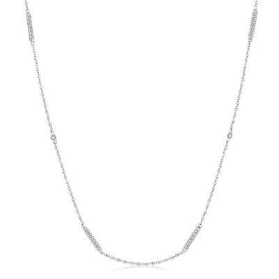 Diamond Bar Station Necklace