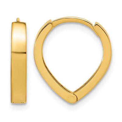 Geometric Huggie Hoop Earrings
