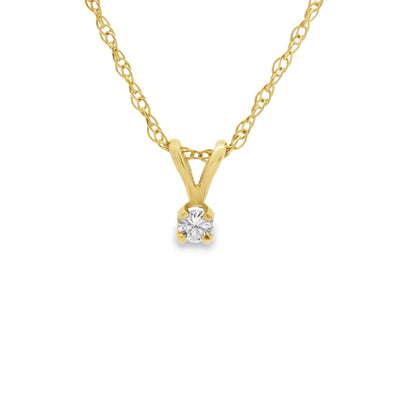 Classic Solitaire Pendant