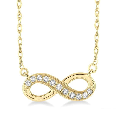 Petite Diamond Infinity Necklace