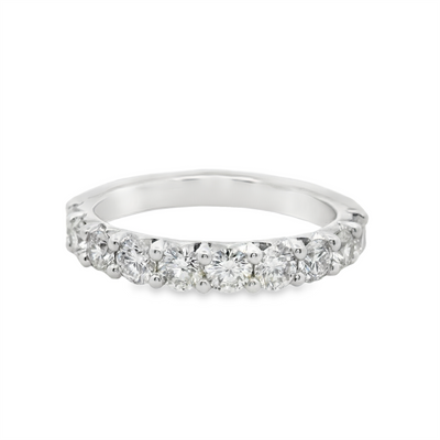 French Pave Anniversary Ring