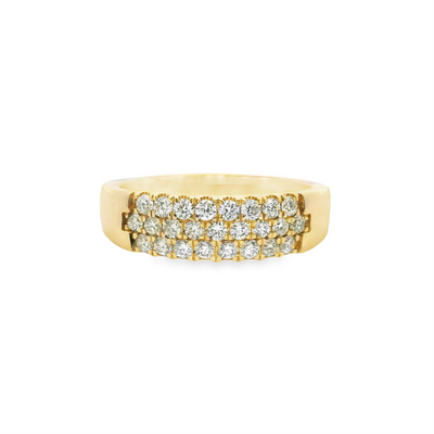 Honeycomb Diamond Fashion Ring
