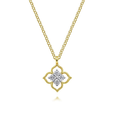 Diamond Clover Pendant