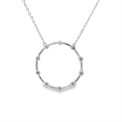 Circular Diamond Pendant