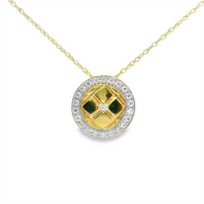 Diamond Medallion Pendant
