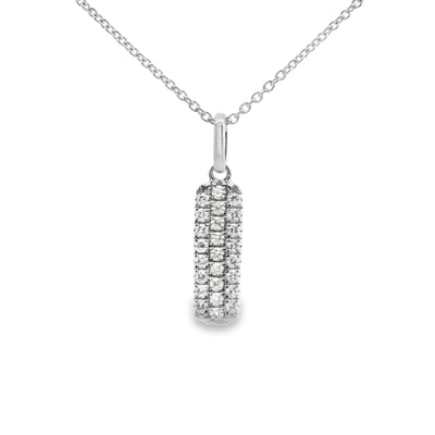 Honeycomb Diamond Pendant