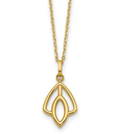 Floral Drop Pendant