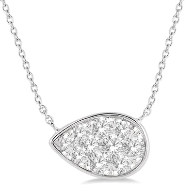 Lovebright Bezel Diamond Necklace
