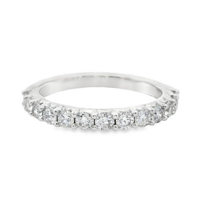 French Pave Anniversary Ring