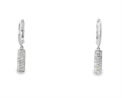 Honeycomb Diamond Earrings