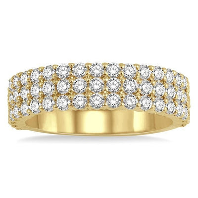 Multi-Row Diamond Fashion Ring