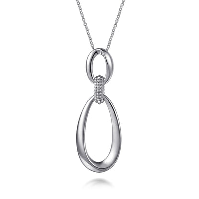 Bujukan Sterling Silver Drop Pendant