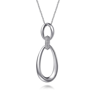 Bujukan Sterling Silver Drop Pendant