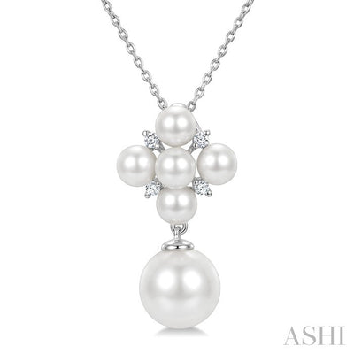 Pearl & Diamond Fashion Pendant