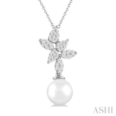 Pearl & Lovebright Diamond Fashion Pendant
