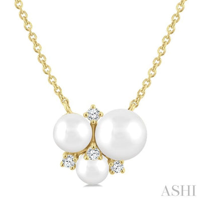 Pearl & Diamond Fashion Pendant
