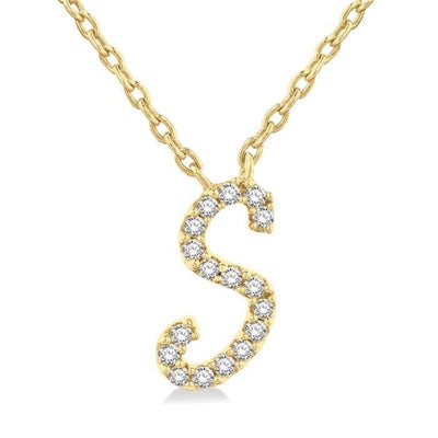 Script Initial Necklace