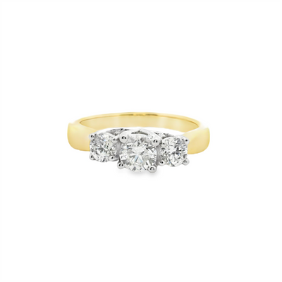 Three Stone Diamond Ring
