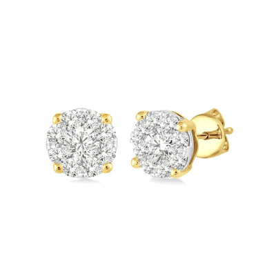 Lovebright Diamond Stud Earrings