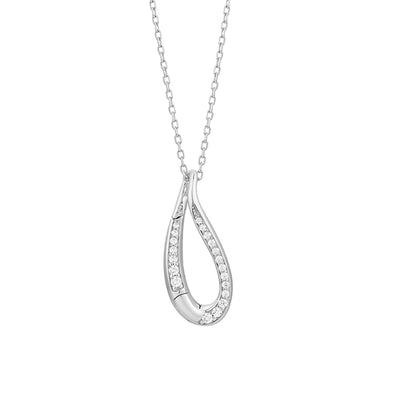 Diamond Teardrop Pendant