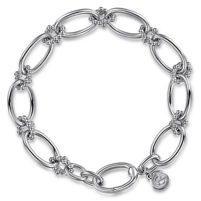 Bujukan Sterling Silver Link Bracelet