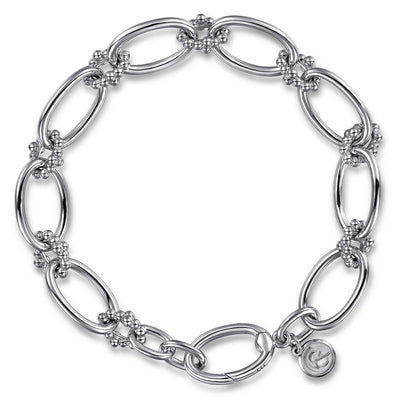 Bujukan Sterling Silver Link Bracelet