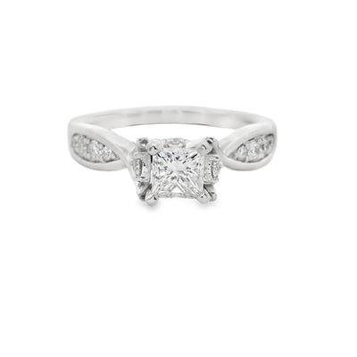 Princess-Cut Diamond Engagement Ring