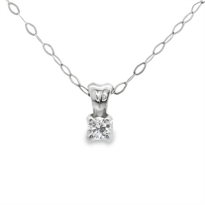 Classic Solitaire Pendant