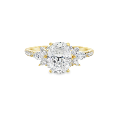 Oval Diamond Engagement Ring
