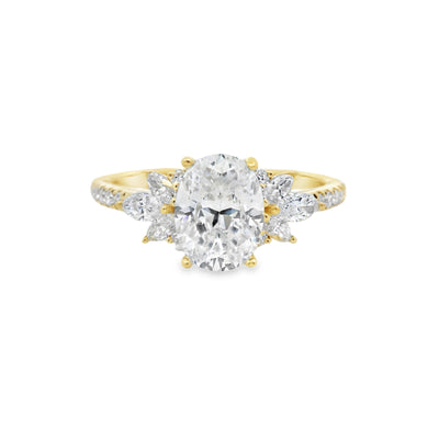 Oval Diamond Engagement Ring