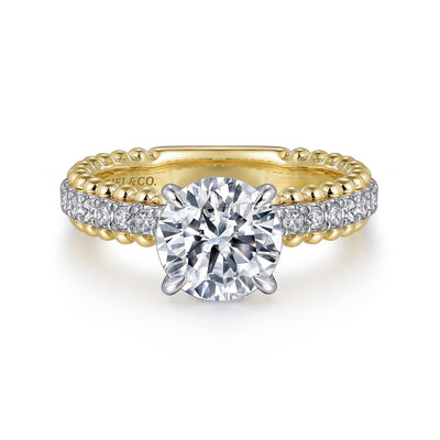 Bujukan Round Diamond Engagement Ring