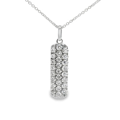 Honeycomb Diamond Pendant