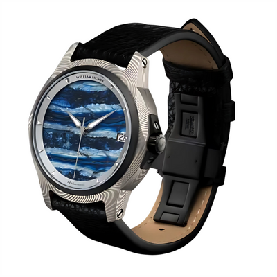 William Henry Legacy 'Blue Mammoth' Collectors Watch, 42 mm