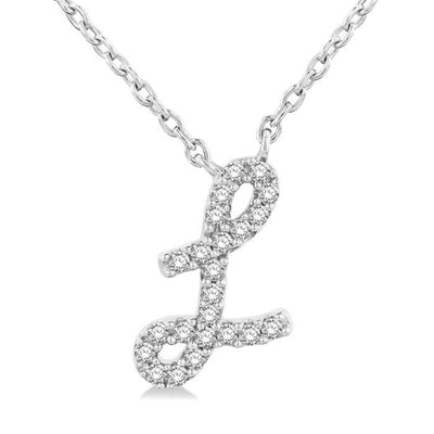 Script Initial Necklace