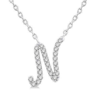 Script Initial Necklace