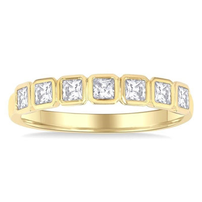 Diamond Bezel Stackable Ring
