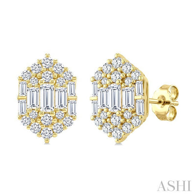 Fusion Diamond Fashion Earrings