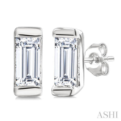 Baguette Diamond Petite Fashion Earrings