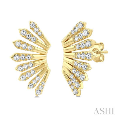 Diamond Fashion Ear Climbers
