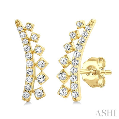 Diamond Fashion Ear Climbers